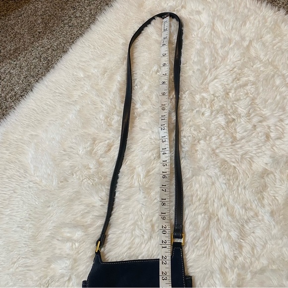 Q&A Y2K Crossbody Handbag Denim Velvet Vibe - Picture 8 of 10